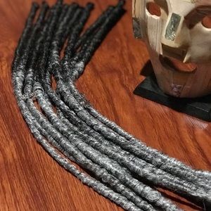 SE Smokey Grey Ombré Dreadlock Extensions
